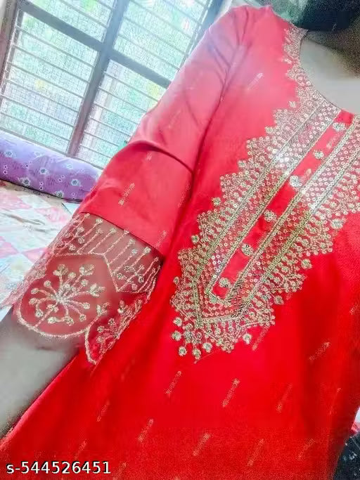 Elegant red kurti