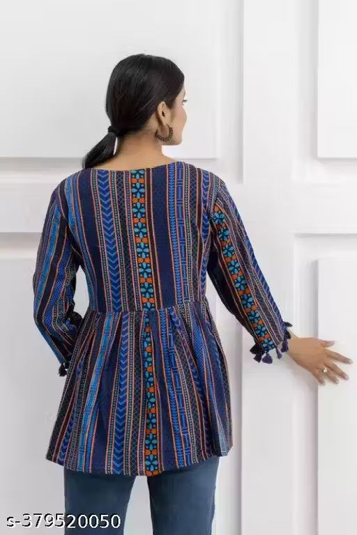 STYLISH PRINTED TOPS WEAR WOMEN & GIRL
