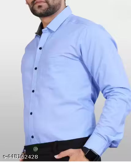 Men's Solid Regular Spread Collar Maroon Shirts