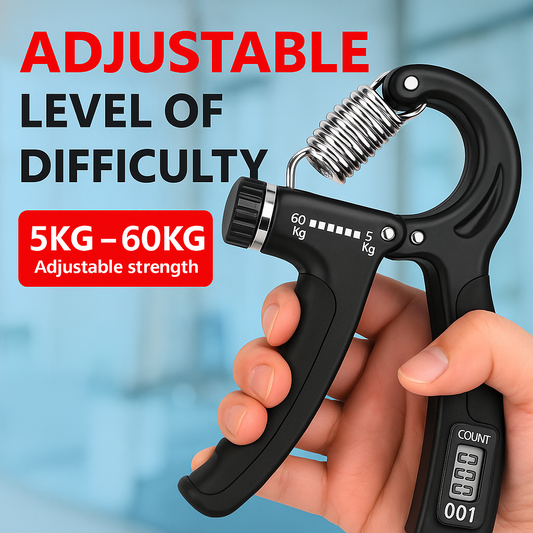 Adjustable Hand Gripper with Built-in Counter – Strengthen Your Grip with Precision