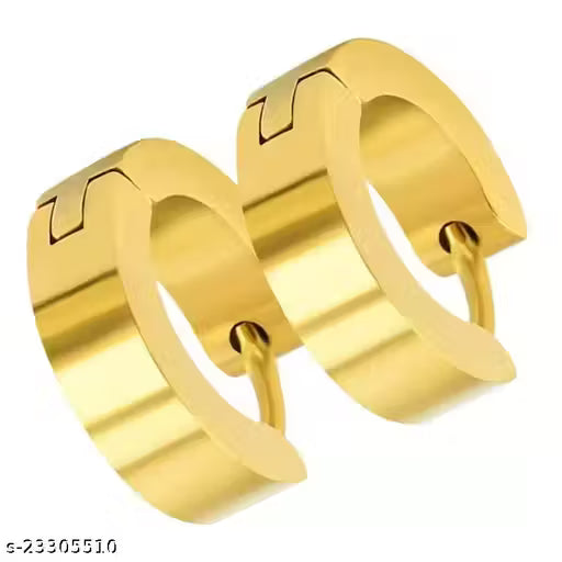 2 Pair Silver Gold studs Earring Bali - F2 Essential
