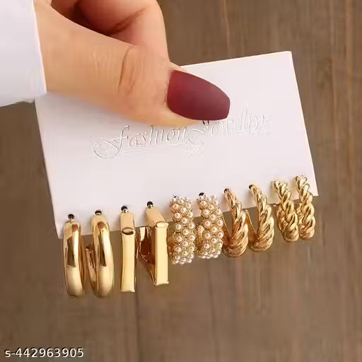 TheVineGirl FANCY KOREAN STYLE CARD EARRINGS FOR WOMEN AND GIRLS