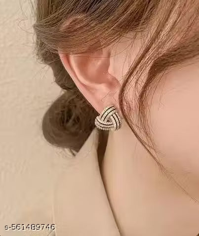 Stylish Trendy Korean Earring For Women Alloy Dr ops & Danglers Earring