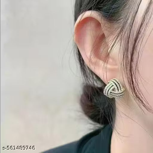 Stylish Trendy Korean Earring For Women Alloy Dr ops & Danglers Earring