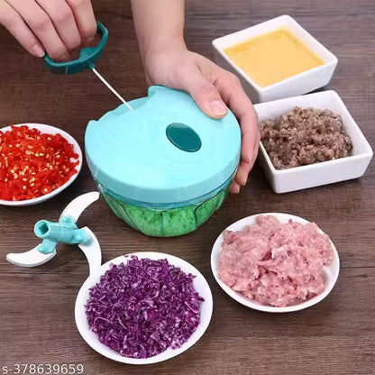 Only At 249 - Manual Vegetable Cutter & Chopper - Compact & Efficient Kitchen Essential