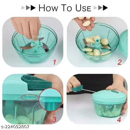 Only At 249 - Manual Vegetable Cutter & Chopper - Compact & Efficient Kitchen Essential