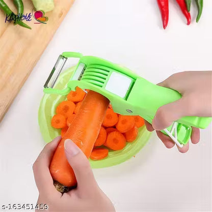 2-in-1 Multipurpose Kitchen Cutter & Peeler - Handy Vegetable Slicer for Effortless Chopping