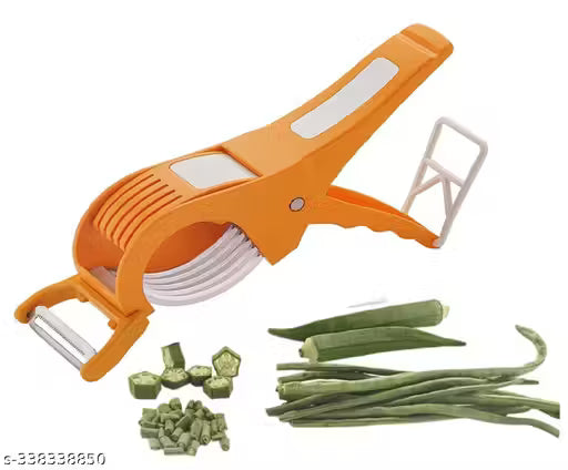 2-in-1 Multipurpose Kitchen Cutter & Peeler - Handy Vegetable Slicer for Effortless Chopping