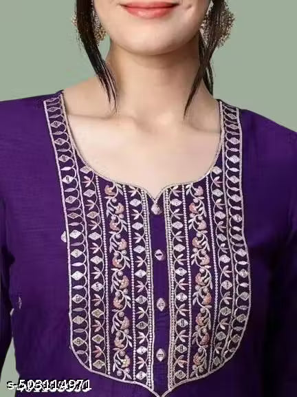 Cotton Kurta Pant Dupatta Set, Kurti Pant Dupatta Set, Kurta Set, Kurti Set, Solid kurta Set, fancy Kurta Set, Purple Kurta Pant Set,