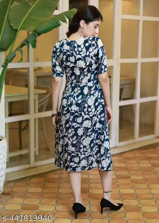 Jemcy New Westrn Long Gown for Women