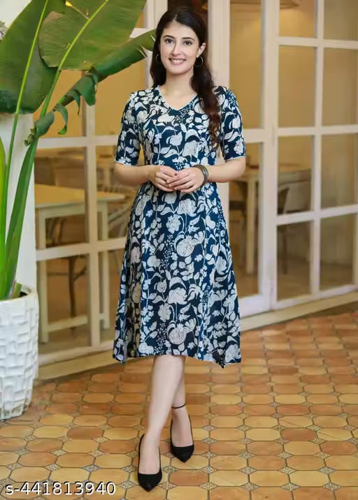 Jemcy New Westrn Long Gown for Women