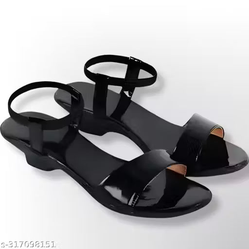 Stylish Comfortable Black Heel Sandal