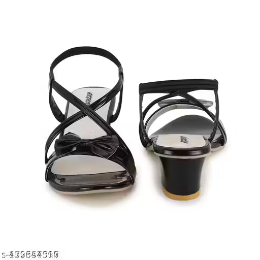 Fashion Women Stylish Casual Block Heel Sandal Fancy Solid Comfortable Sole For Womens & Girls