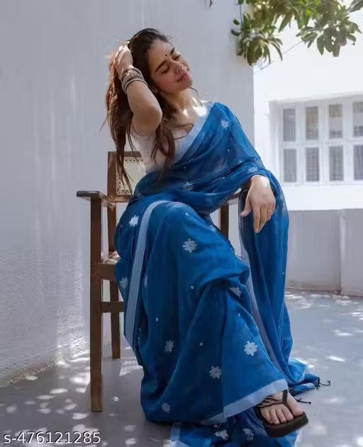 Jilmil Handllom Cotton Sari
