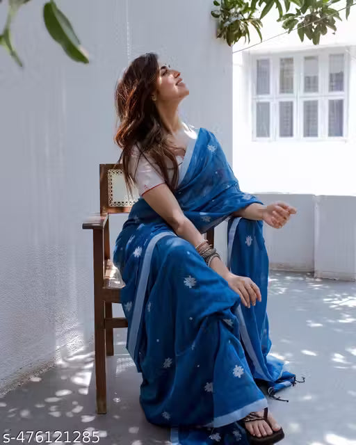 Jilmil Handllom Cotton Sari