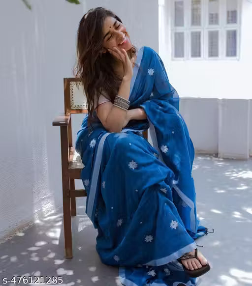 Jilmil Handllom Cotton Sari