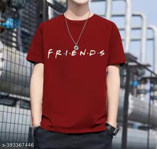 50% Discount - Friends Printed Unisex T-Shirt for Men & Women | Casual Round Neck Cotton Blend Tee