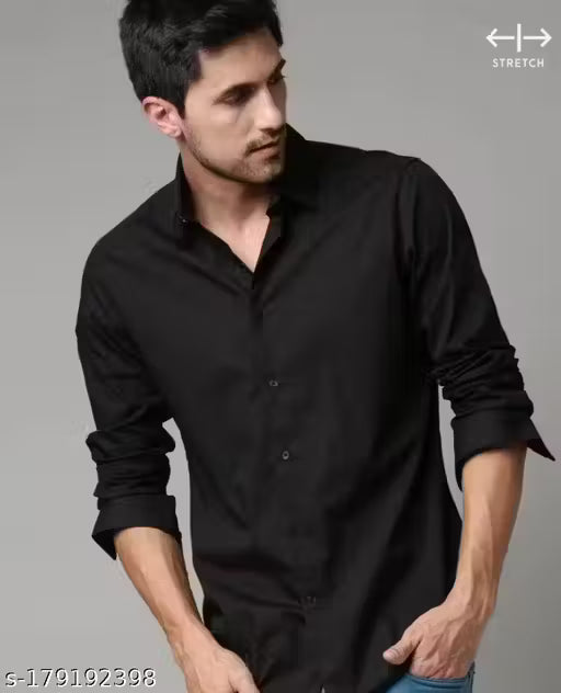 italian man men solid black shirt