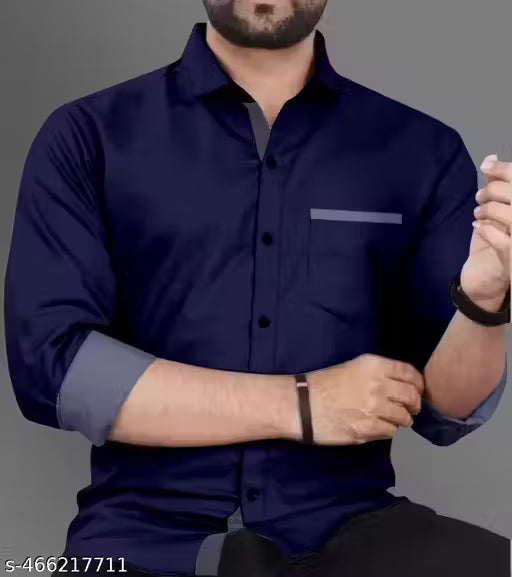 AR FASHION SOLID PATTERN SHIRT