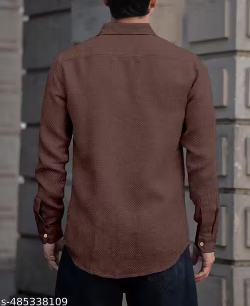 Stylish Full Sleeve Linen Mens Shirt,Shirt For Men