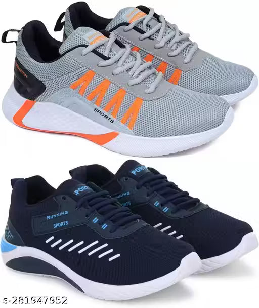 40% Discount Sports Shoes For Men Pack of 2