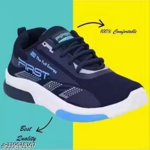ITALIAN KICKS Running Sports Latest Stylish Casual Lace up lightweight black walking gym Casuals for Men