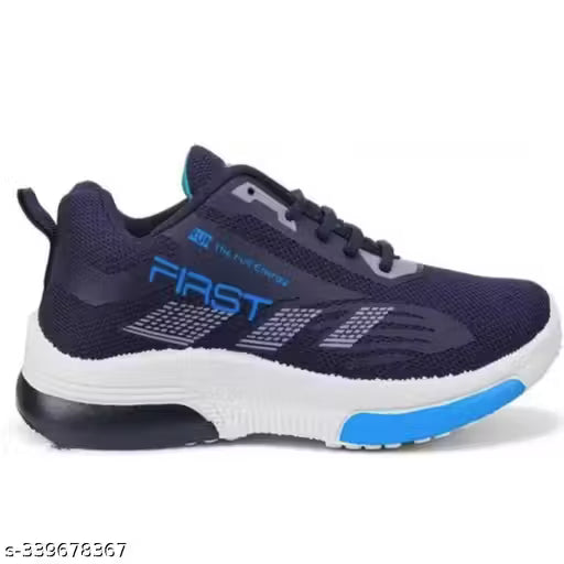 ITALIAN KICKS Running Sports Latest Stylish Casual Lace up lightweight black walking gym Casuals for Men